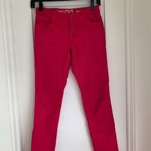 Gap Kids Super Skinny Red-Pink Denim Pants